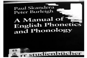 A Manual of English Phonetics and Phonology.